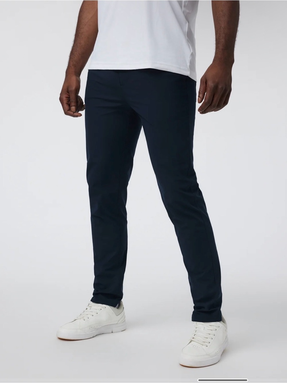 Vuori Meta Pant Men’s Ink Navy 5 Pocket Stretch Pants Approx Size 32x30